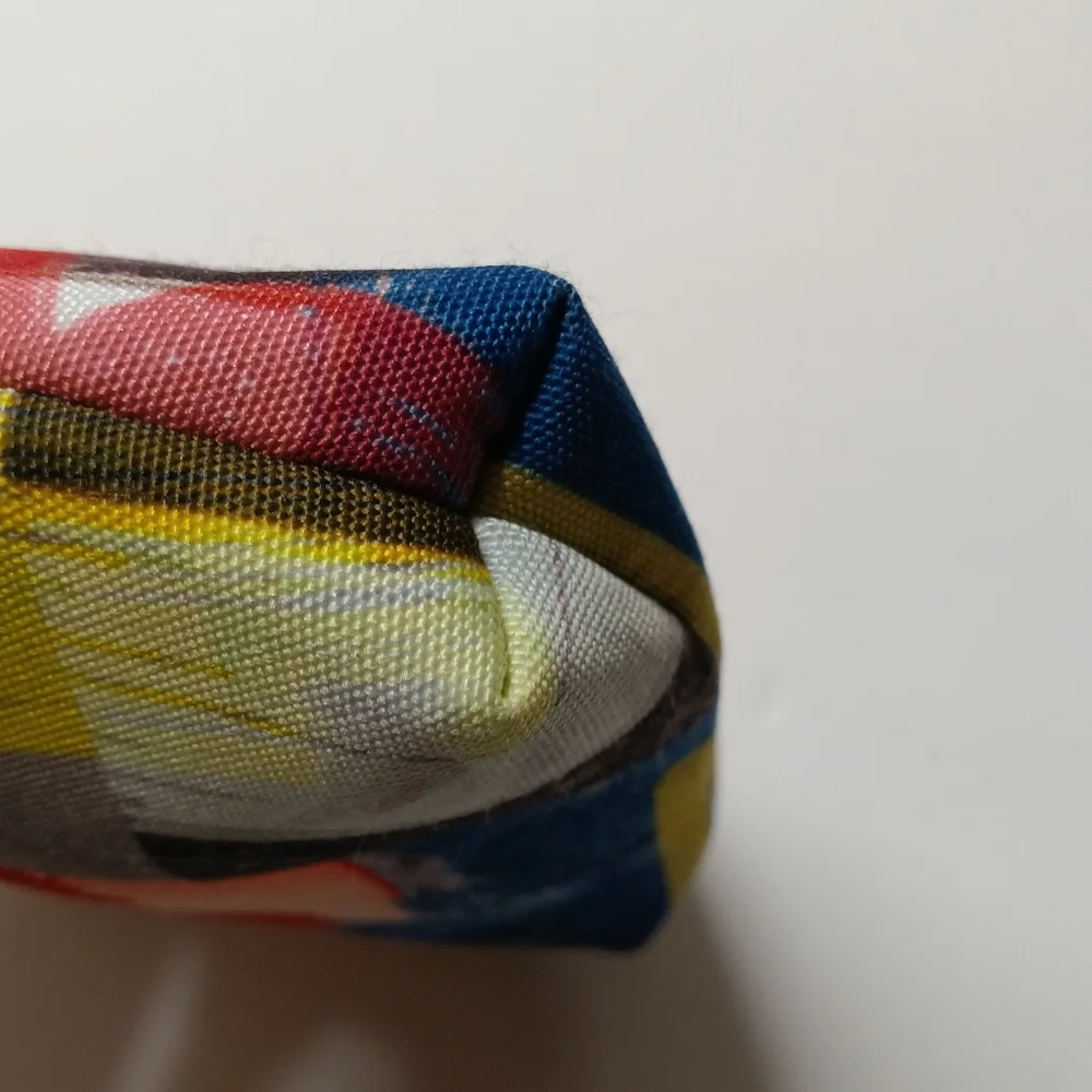 Hayward Designer Colorful Canvas Zip Cosmetic Pouch